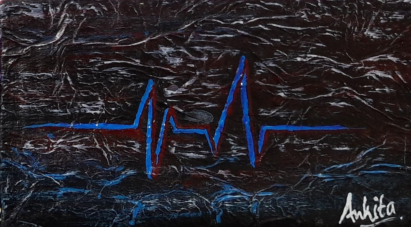 heart_beat_cardboard_painting